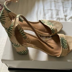 KELLY & KATIE Embroidered Heels